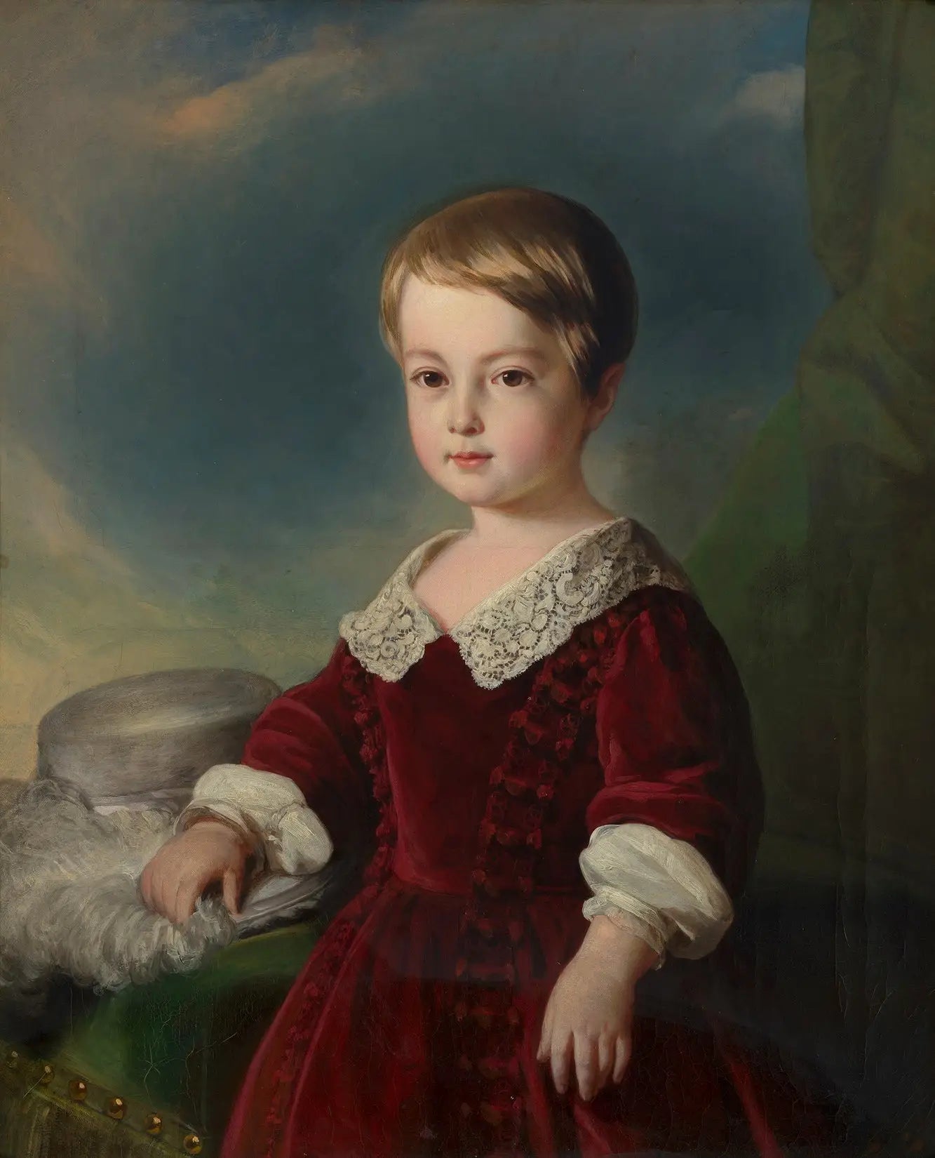 Gaston, comte d'Eu (1842-1922) - Franz Xaver Winterhalter image 1 copie de tableau peinte à la main