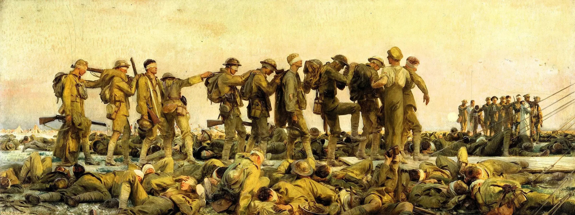 Gazés - John Singer Sargent image 1 copie de tableau peinte à la main