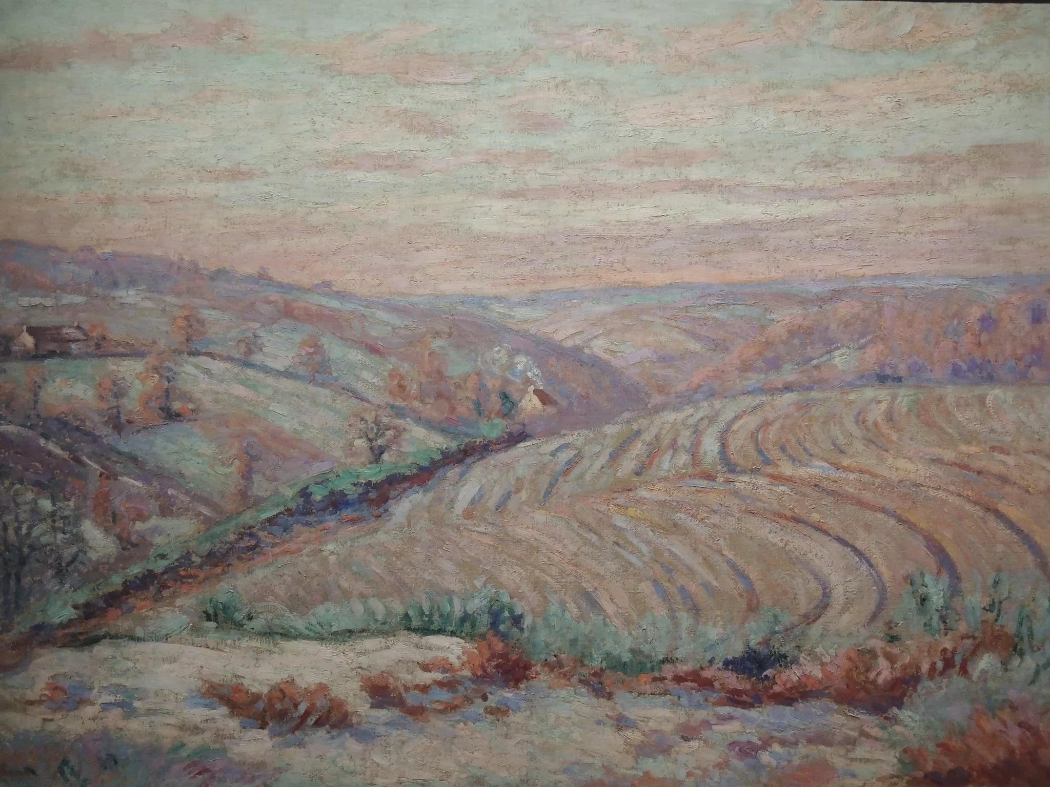 Gelée blanche à Crozant - Armand Guillaumin image 1 copie de tableau peinte à la main