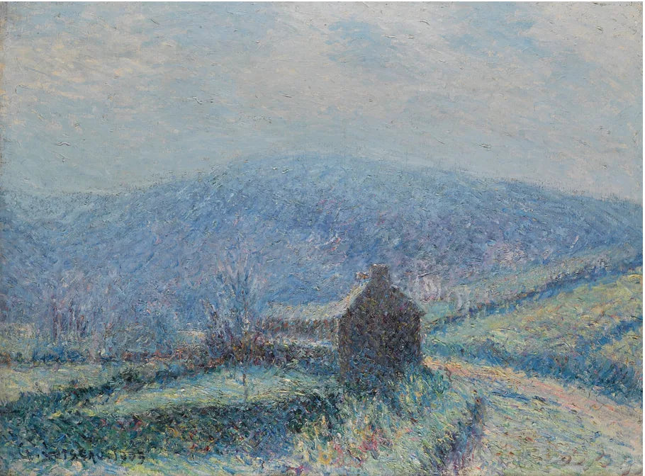 Gelée blanche à Huelgoat, Finistère - Gustave Loiseau image 1 tableau peint à l’huile sur toile