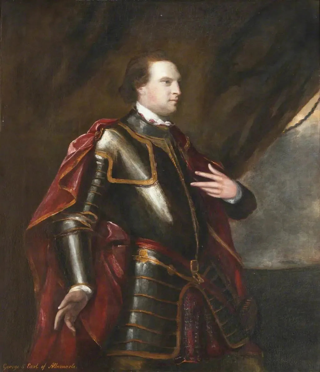 Général George Keppel, 3e comte d'Albemarle KG PC (1724 - 1772) - Joshua Reynolds image 1 reproduction de peinture à l’huile