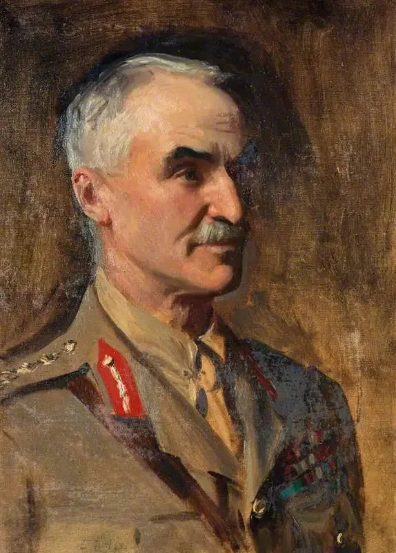Général Henry Sinclair, baron Horne, 1861-1929. Soldat (Étude pour un portrait dans Officiers généraux de la Première Guerre mondiale) - John Singer Sargent