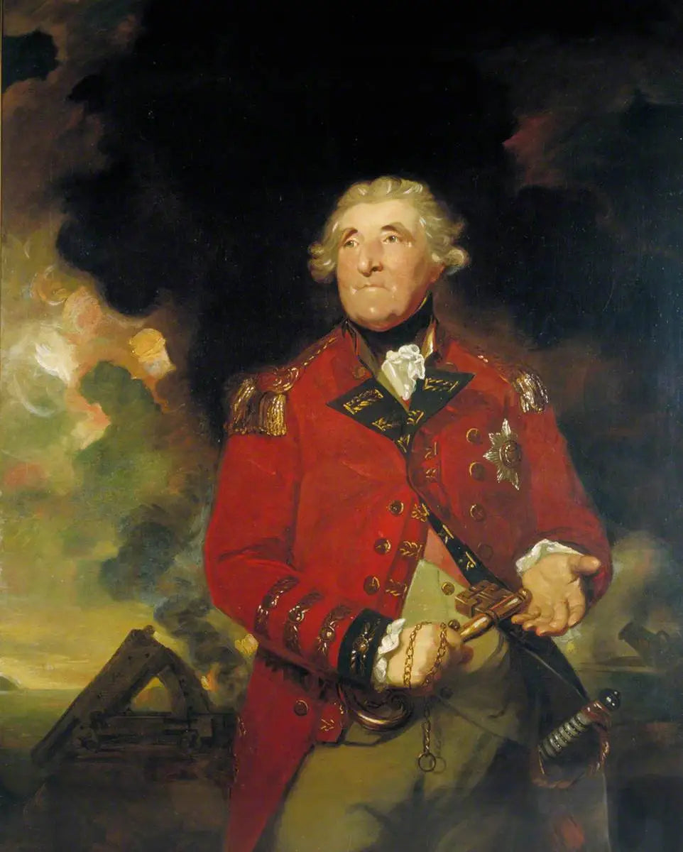 Général Sir George Augustus Eliott (1717–1790), Lord Heathfield - Joshua Reynolds image 1 reproduction artisanale de tableau