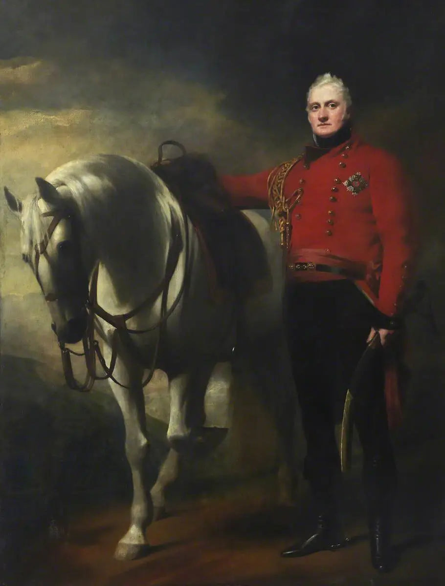Général Sir John Hope, 4e comte de Hopetoun, GCB - Henry Raeburn image 1 copie peinte à la main à l’huile