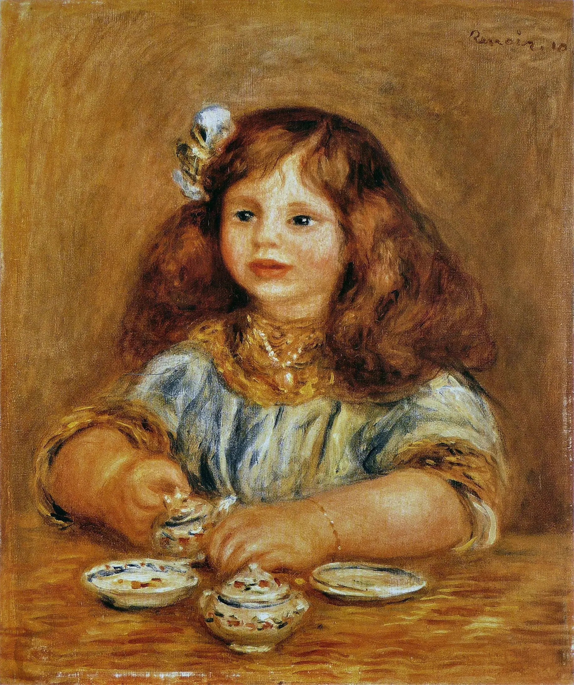 Geneviève Bernheim de Villers - Pierre-Auguste Renoir image 1 reproduction artisanale de tableau
