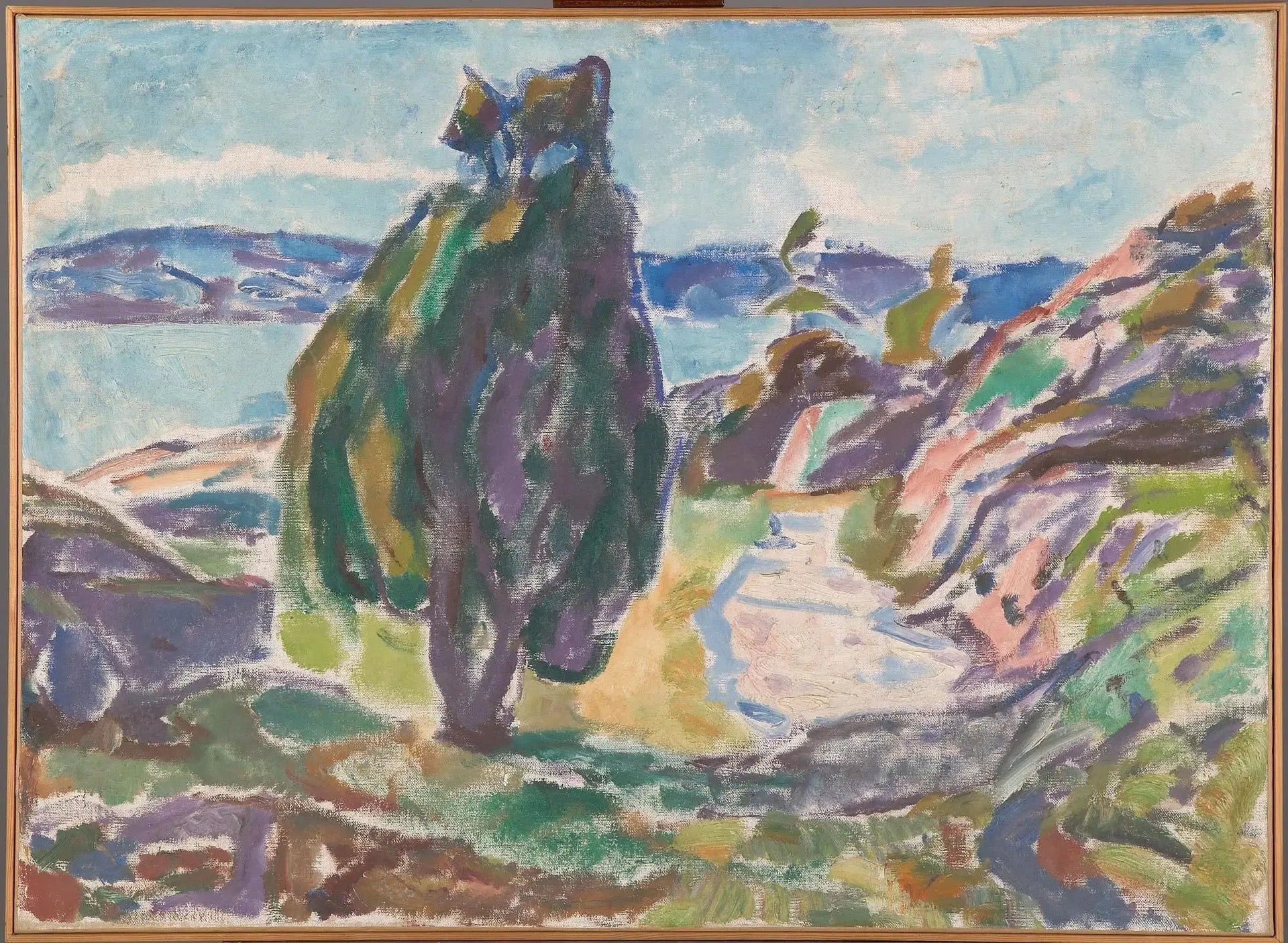 Genêvriers près de la mer - Edvard Munch image 1 tableau peint à l’huile sur toile