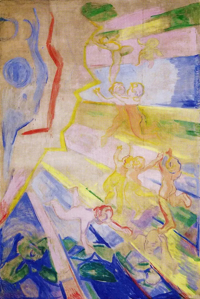 Génies dans la lumière - Edvard Munch
