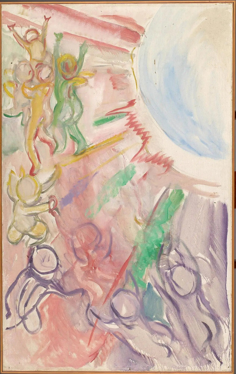 Génies dans les rayons du soleil - Edvard Munch