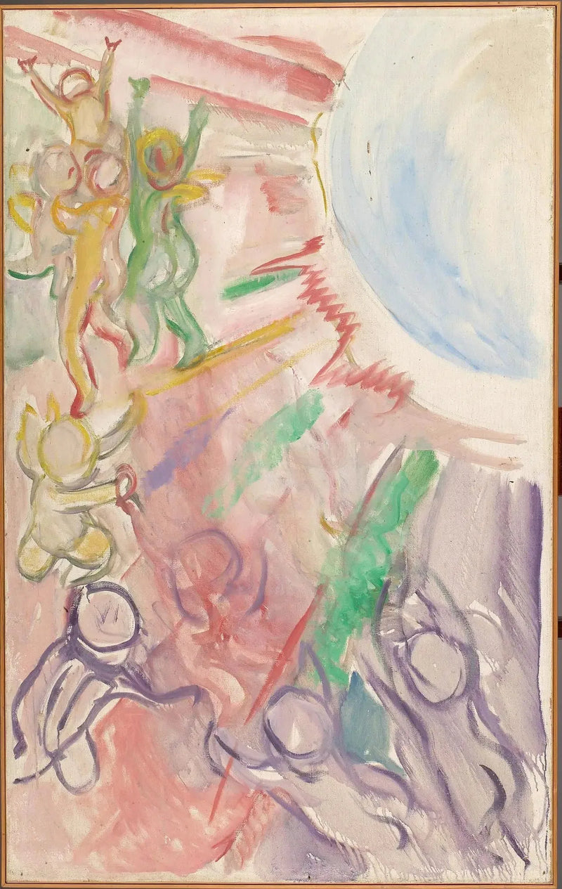 Génies dans les rayons du soleil - Edvard Munch