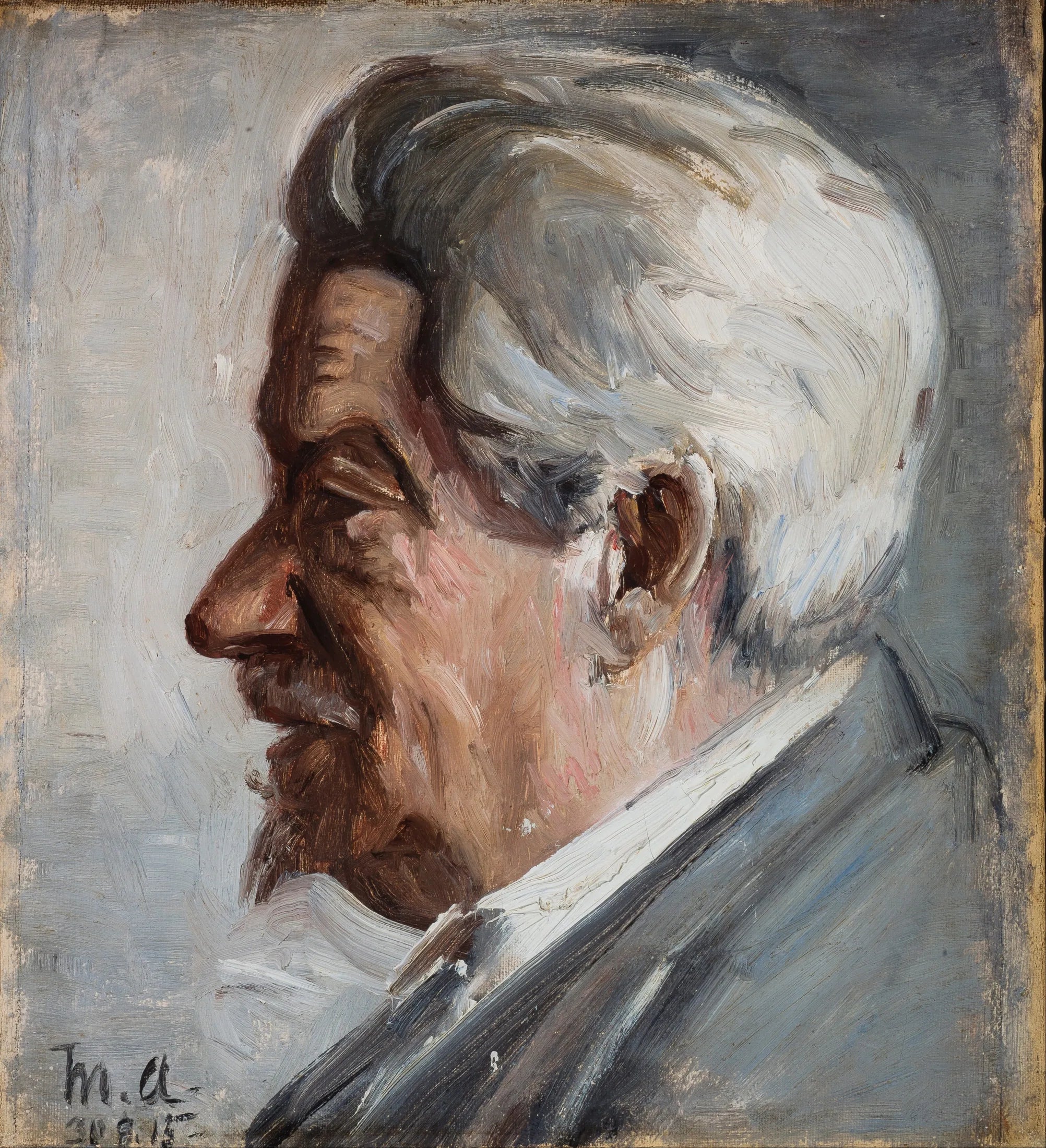 Georg Brandes - Michael Peter Ancher image 1 reproduction artisanale de tableau