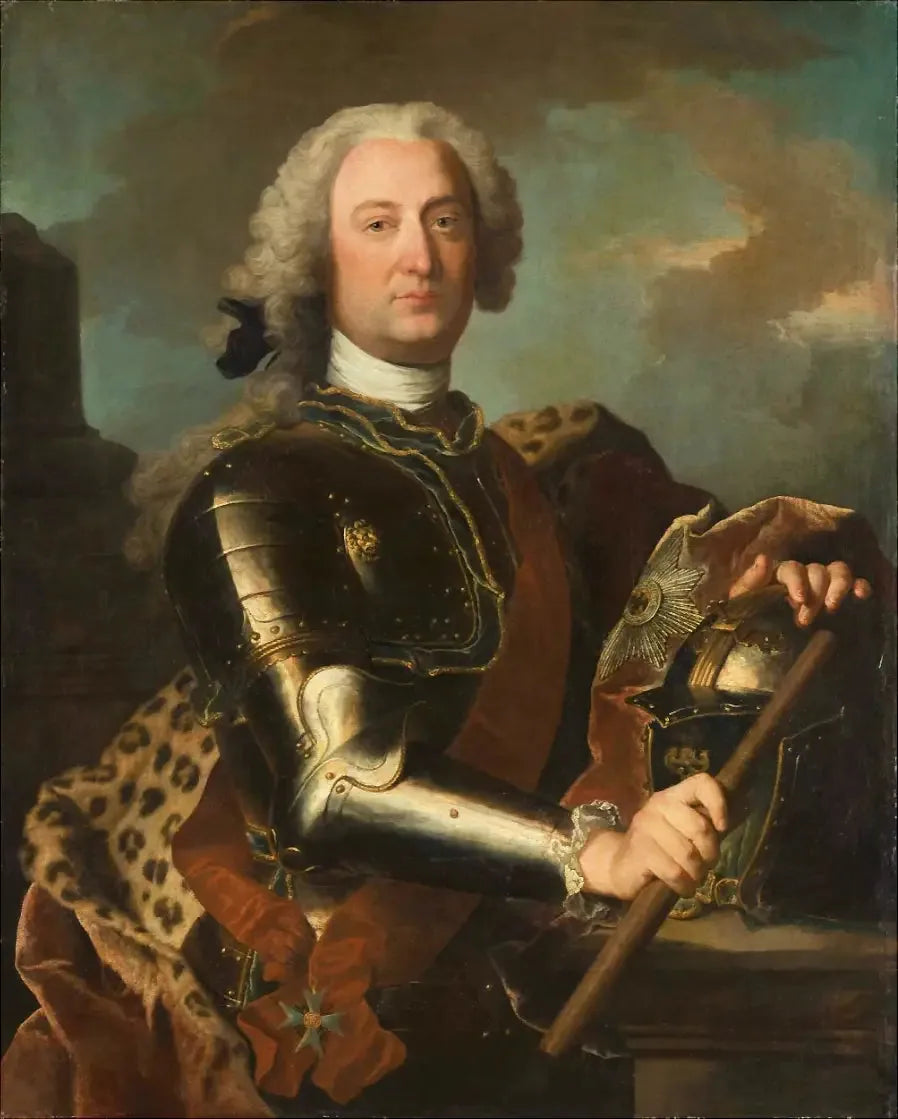 Georg Karl von Hessen-Kassel - Hyacinthe Rigaud image 1 reproduction artisanale de tableau