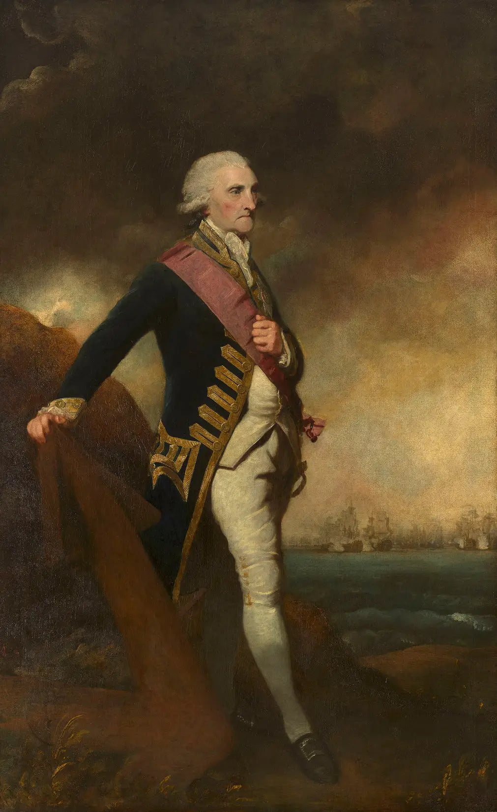 George Brydges, premier Lord Rodney (1719?-1792) - Joshua Reynolds image 1 reproduction réalisée par Alpha Reproduction