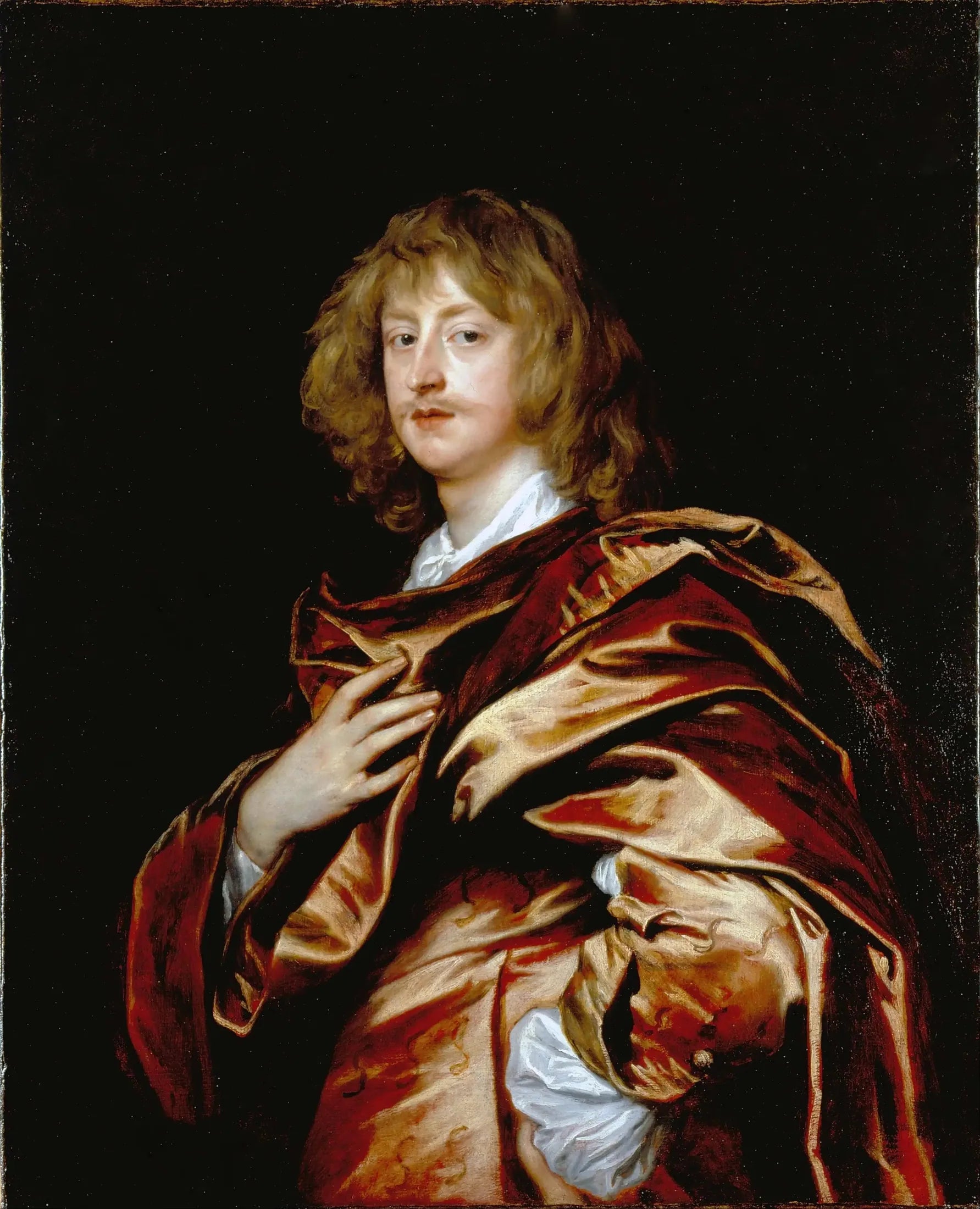 George Digby, 2e comte de Bristol - Antoine van Dyck image 1 copie peinte à la main à l’huile