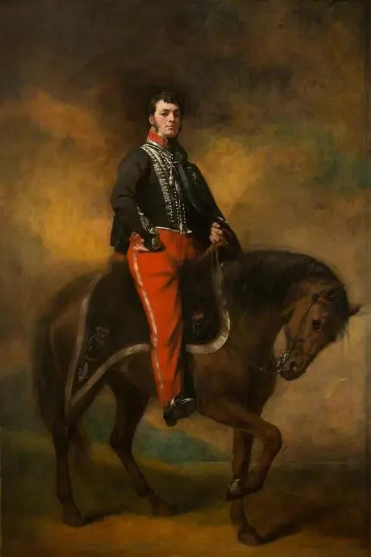 George Hay, 8e marquis de Tweeddale, 1787 - 1876. Agriculteur - Henry Raeburn image 1 tableau peint à l’huile sur toile
