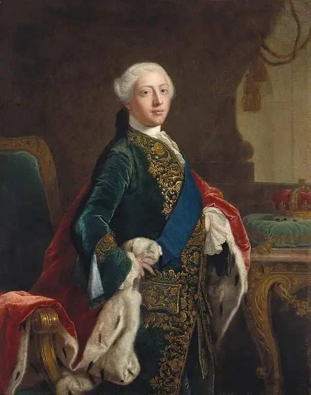 George III (1738-1820) alors prince de Galles - Joshua Reynolds image 1 copie de tableau peinte à la main