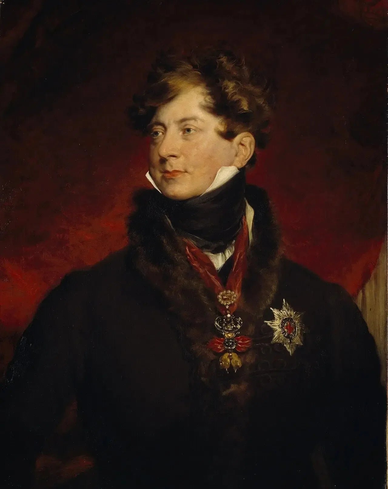 George IV, 1762 - 1830. A régné comme régent de 1811 à 1820, comme roi de 1820 à 1830. - Thomas Lawrence image 1 reproduction réalisée par Alpha Reproduction