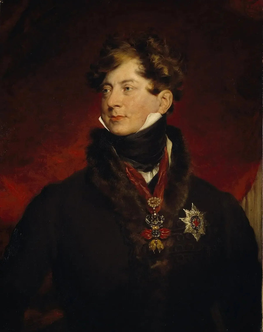 George IV, 1762 - 1830. A régné comme régent de 1811 à 1820, comme roi de 1820 à 1830. - Thomas Lawrence