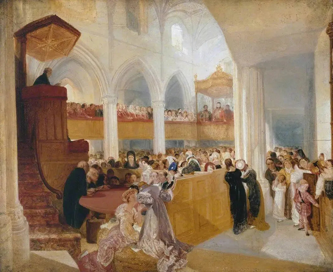 George IV at St Giles’s, Edinburgh - J. M. W. Turner image 1 reproduction réalisée par Alpha Reproduction