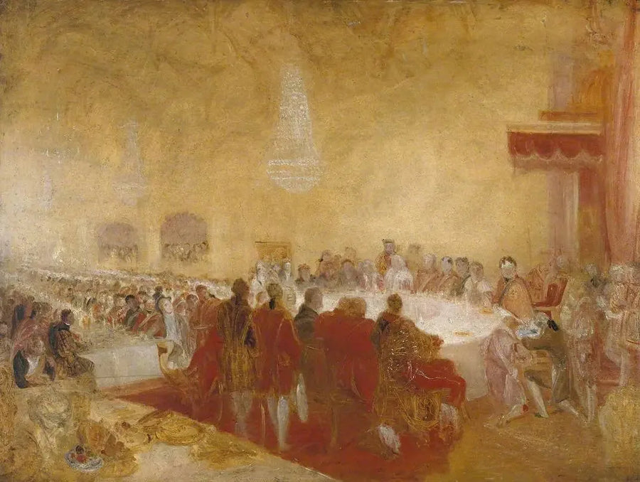 George IV at the Provost’s Banquet in the Parliament House, Edinburgh - J. M. W. Turner