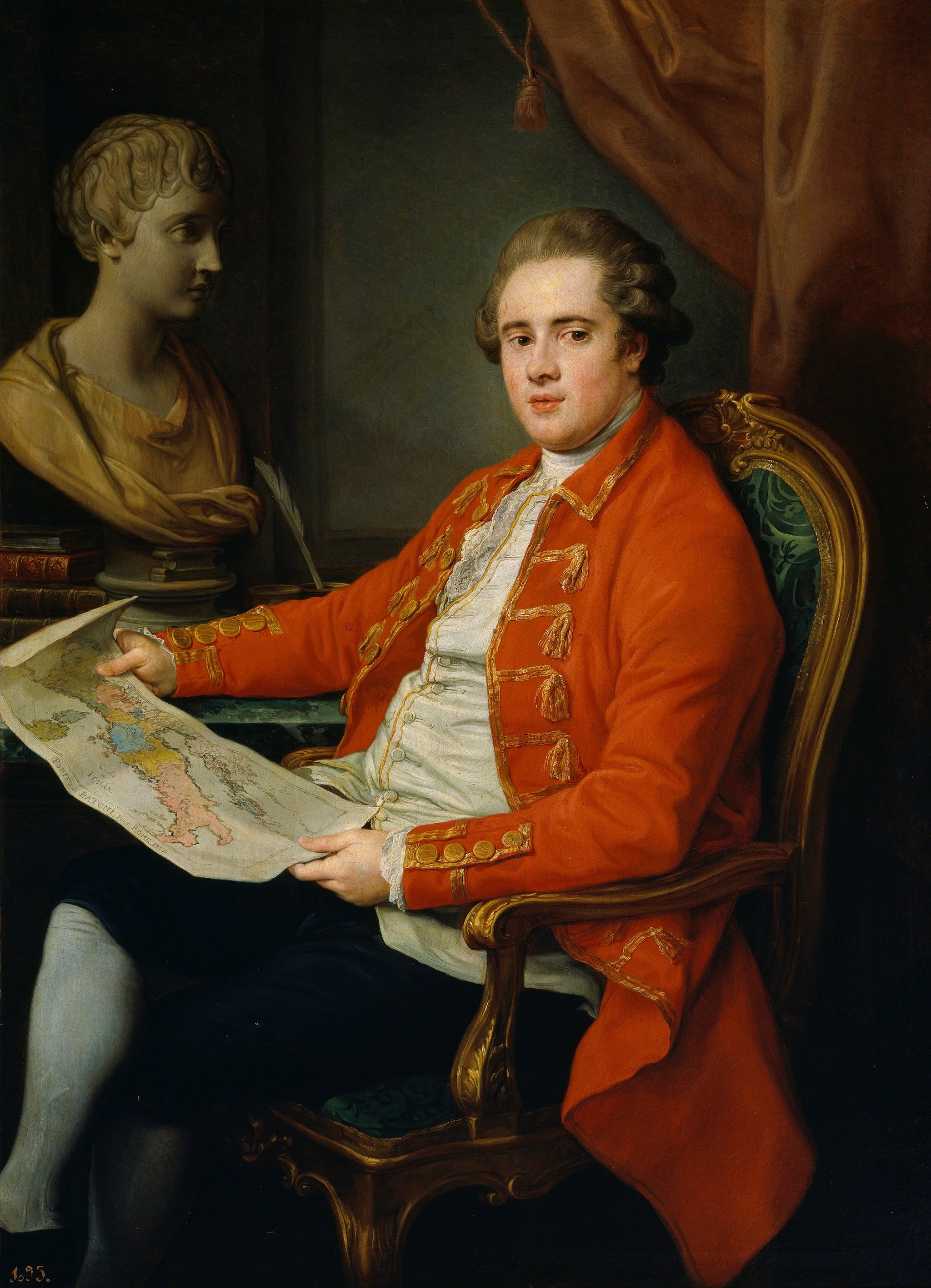 George Legge, vicomte Lewisham - Pompeo Batoni image 1 reproduction artisanale de tableau