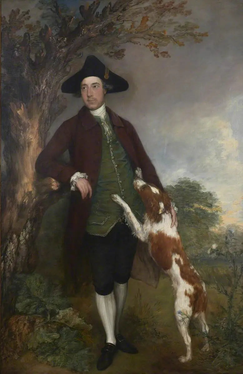 George Venables Vernon (1735–1813) - Thomas Gainsborough image 1 copie peinte à la main à l’huile