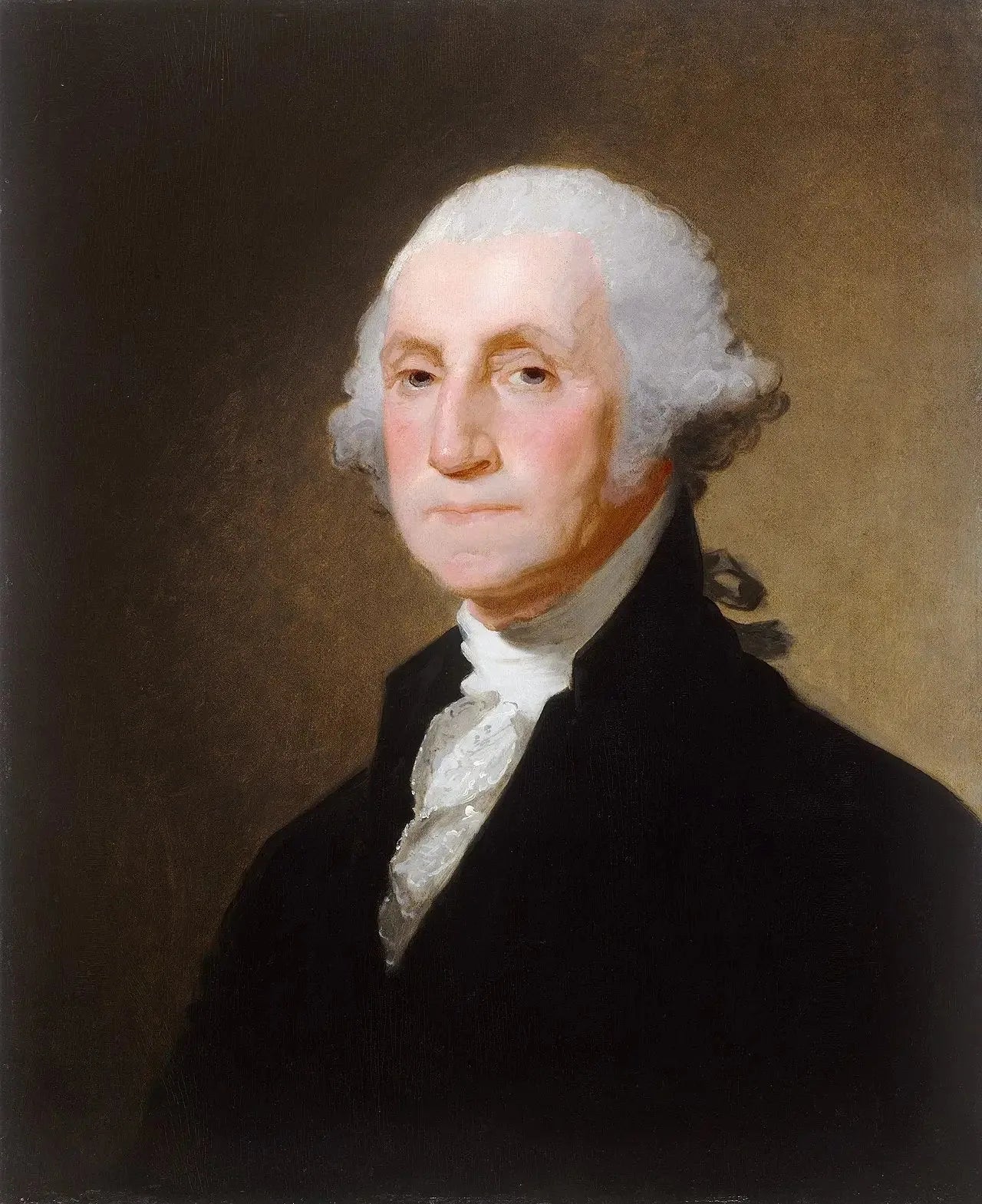 George Washington - Gilbert Stuart image 1 copie peinte à la main à l’huile