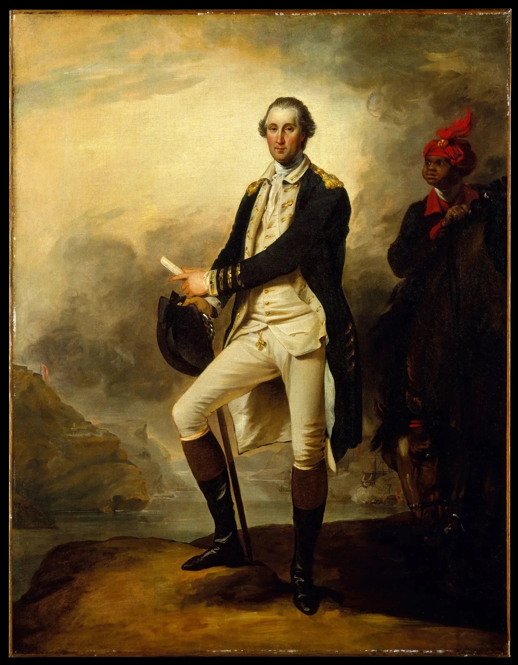 George Washington - John Trumbull image 1 copie peinte à la main à l’huile