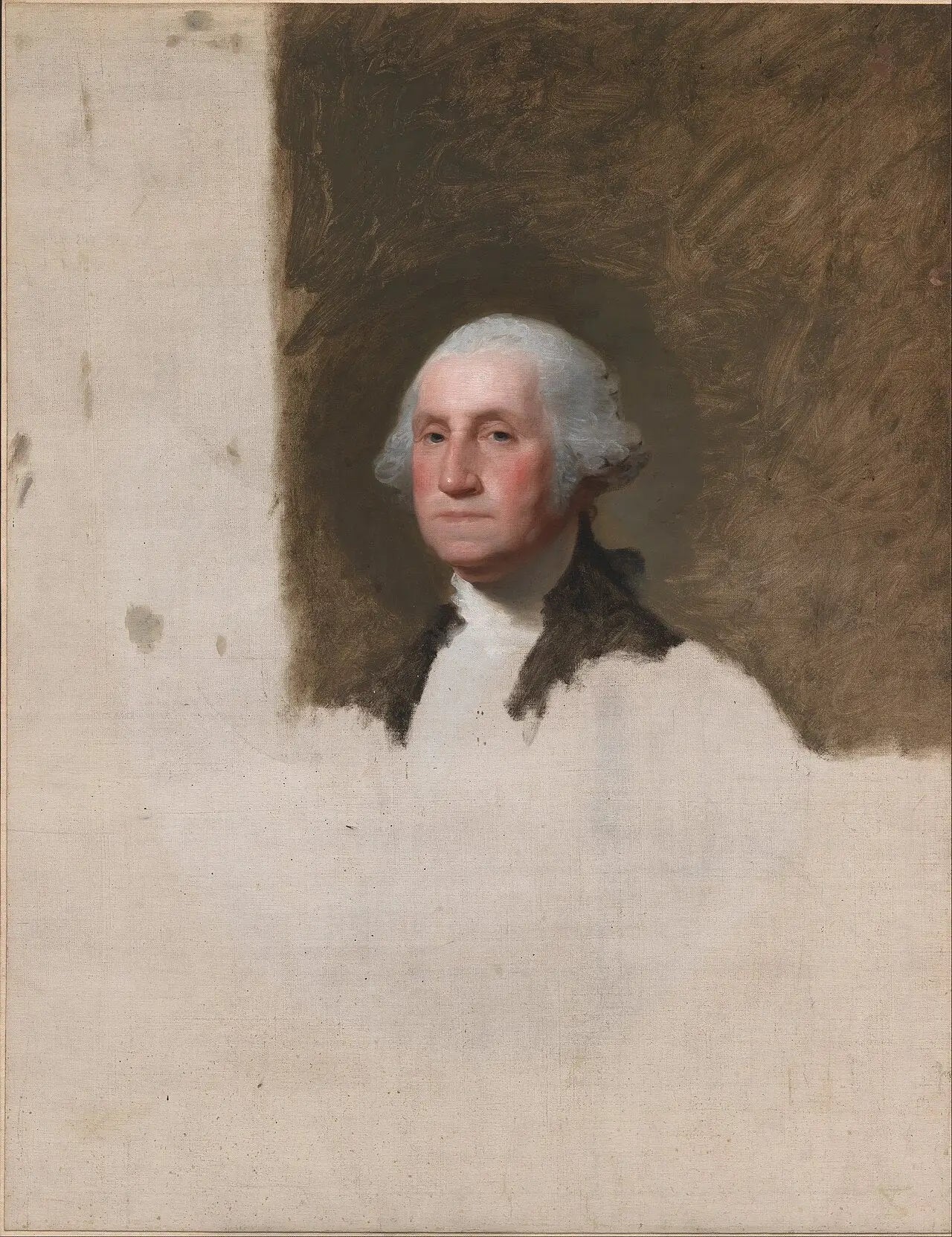 George Washington (Le portrait de l'Athénée) - Gilbert Stuart image 1 copie de tableau peinte à la main