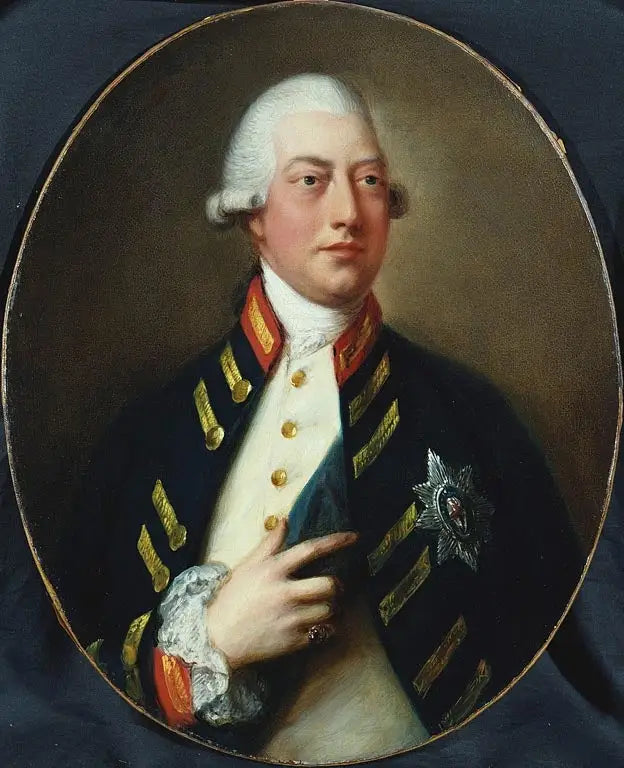 Georges III (1738-1820) - Thomas Gainsborough image 1 copie peinte à la main à l’huile