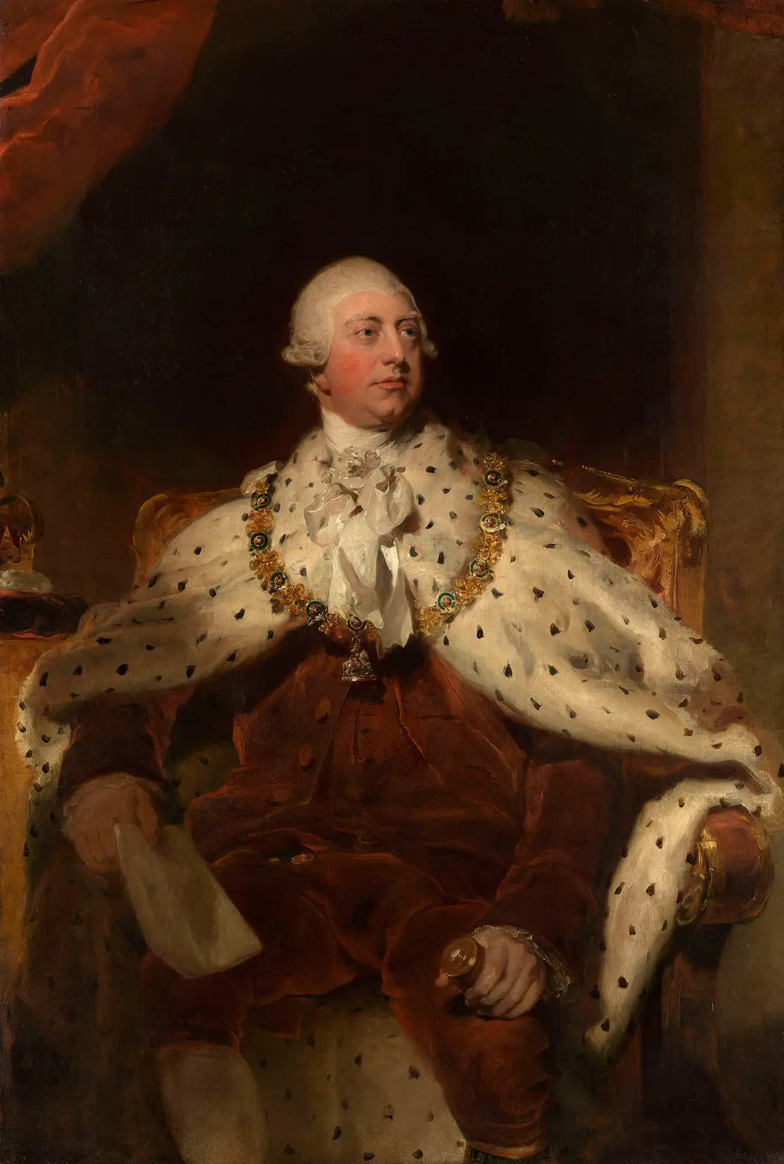 Georges III (1738-1820) - Thomas Lawrence image 1 reproduction d’œuvre d’art à l’huile