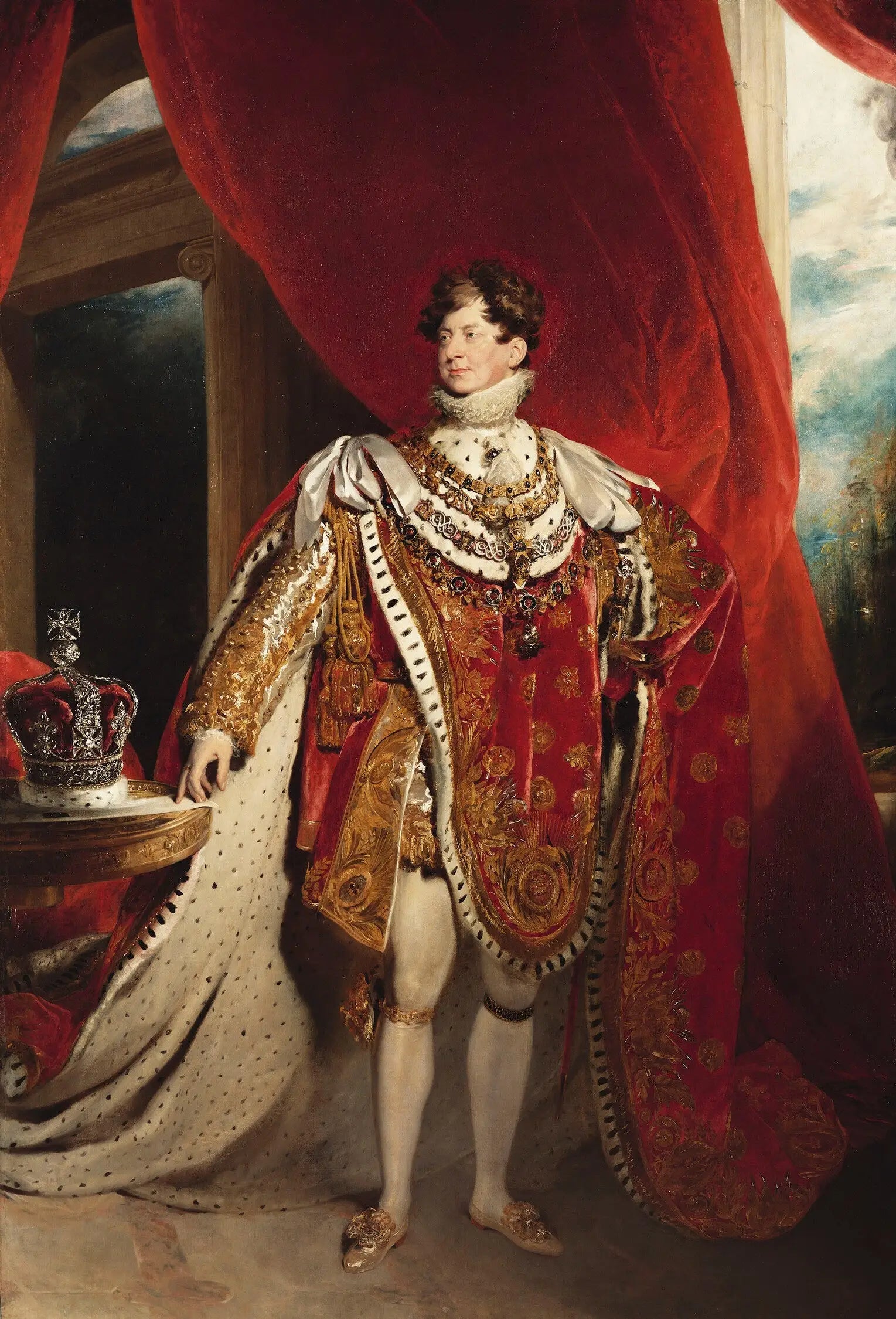 Georges IV (1762-1830) - Thomas Lawrence image 1 reproduction d’œuvre d’art à l’huile