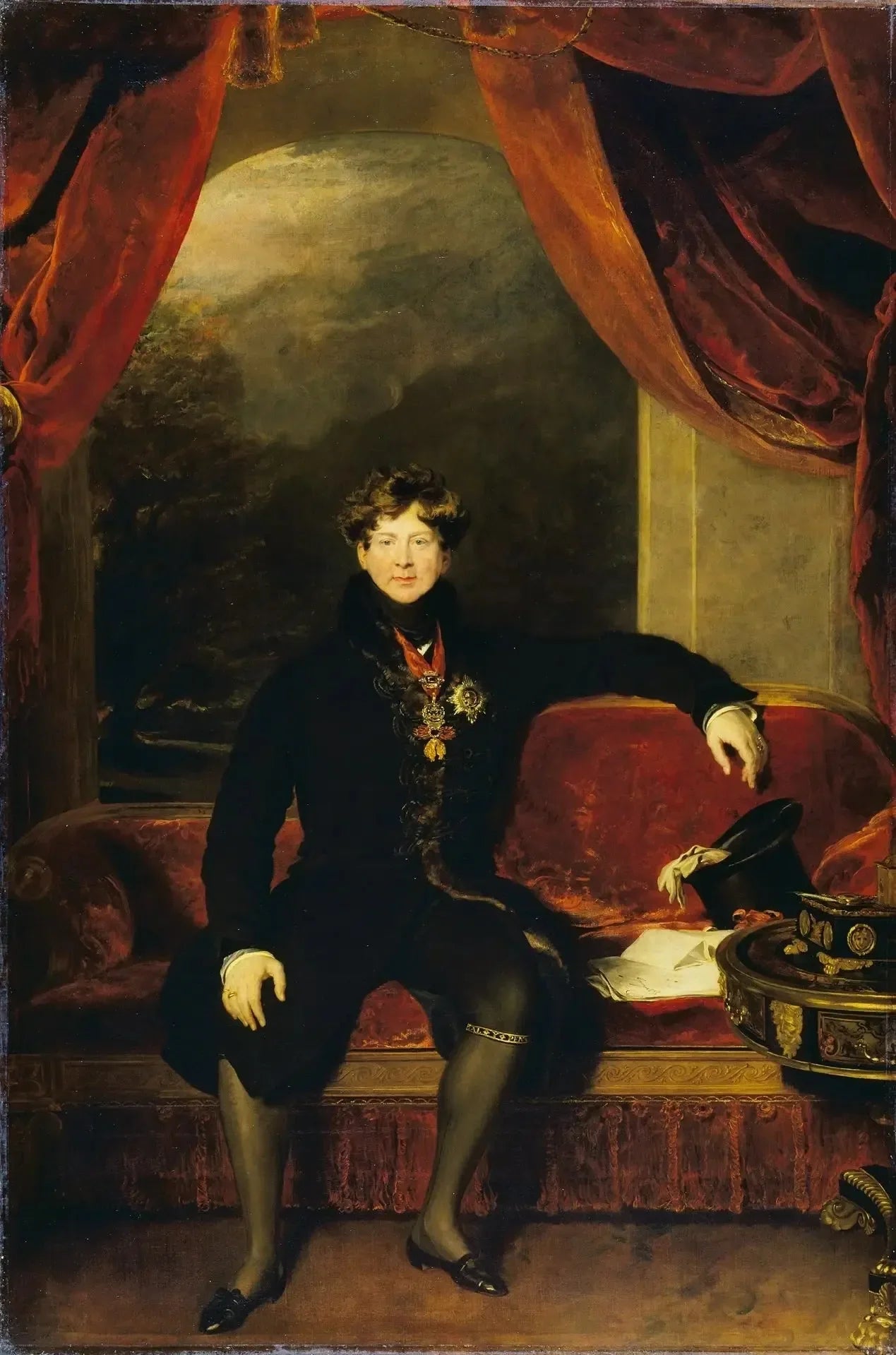 Georges IV - Thomas Lawrence image 1 reproduction artisanale de tableau