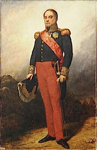Georges Mouton, comte de Lobau, maréchal de France (1770-1838) - Ary Scheffer image 1 reproduction artisanale de tableau