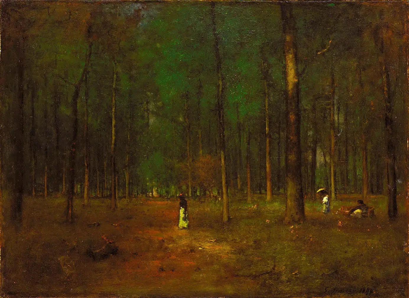 Georgia Pines - George Inness image 1 reproduction réalisée par Alpha Reproduction