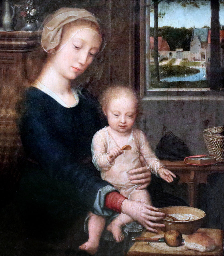 La Vierge à l’Enfant avec la soupe au lait - Gerard David