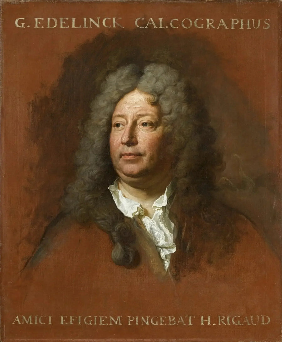 Gérard Edelinck - Hyacinthe Rigaud