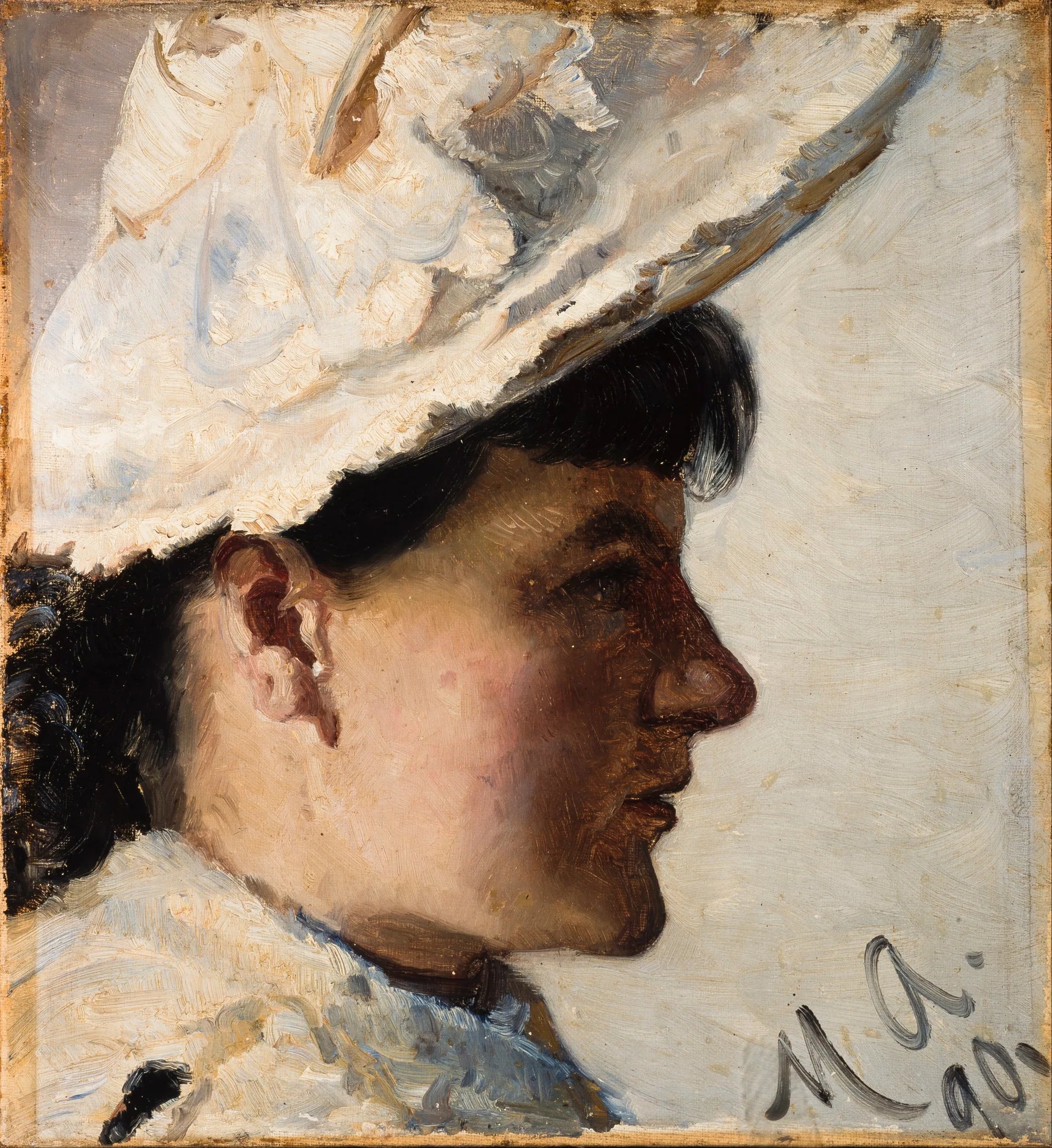 Gerda Ahlborn - Michael Peter Ancher image 1 tableau peint à l’huile sur toile