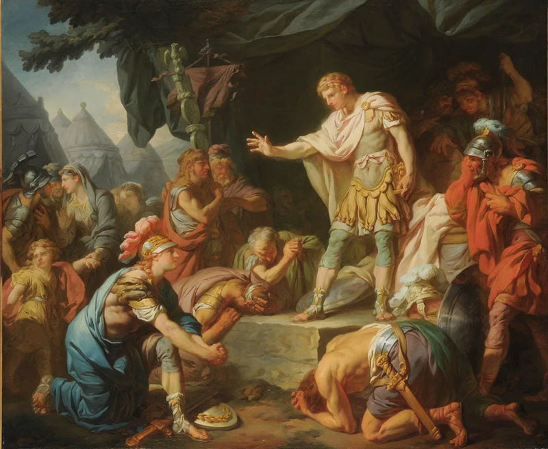 Germanicus apaise la sédition dans son camp - François-André Vincent