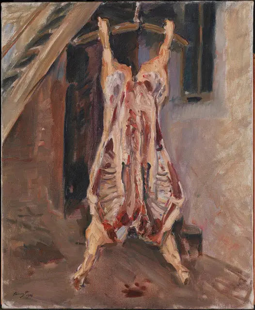 Geschlachtetes Schwein - Max Slevogt