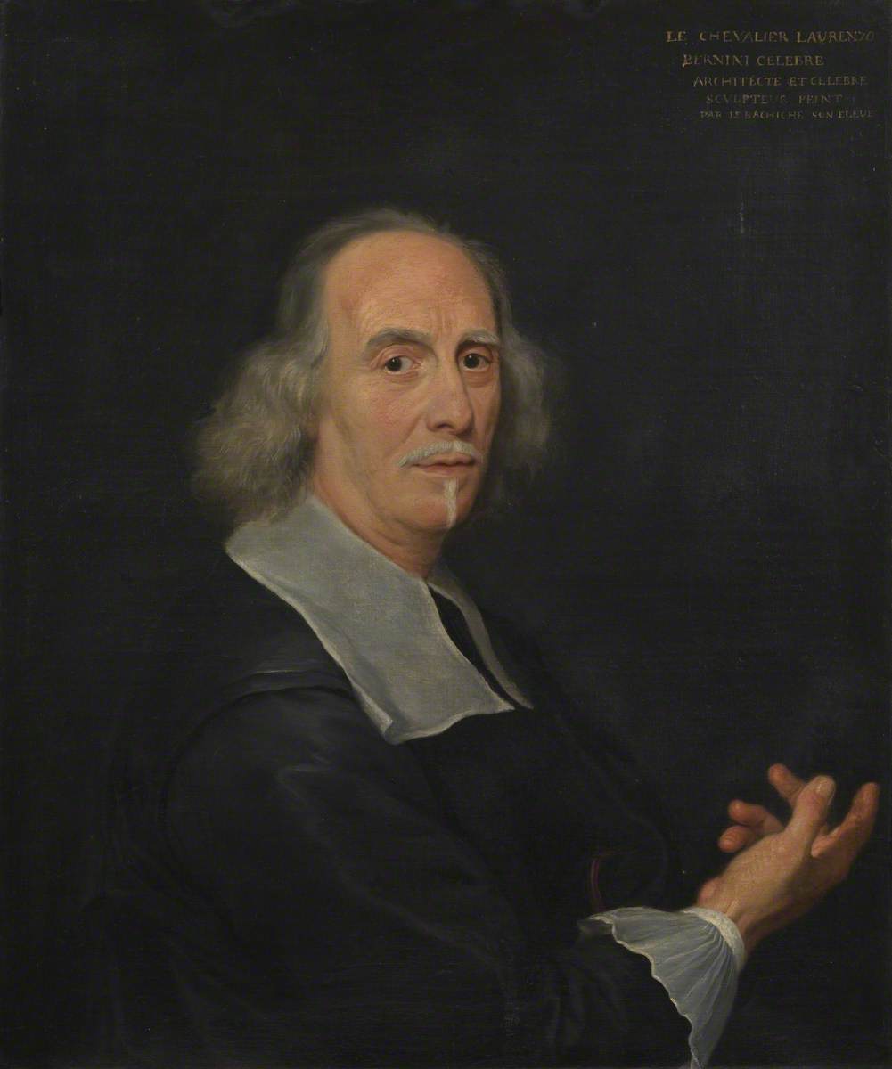 Gian Lorenzo Bernini - Giovanni Battista Gaulli image 1 reproduction de peinture à l’huile
