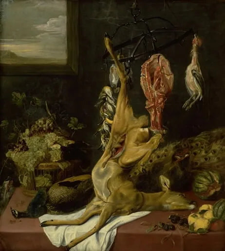 Gibier et fruits - Frans Snyders image 1 reproduction d’œuvre d’art à l’huile