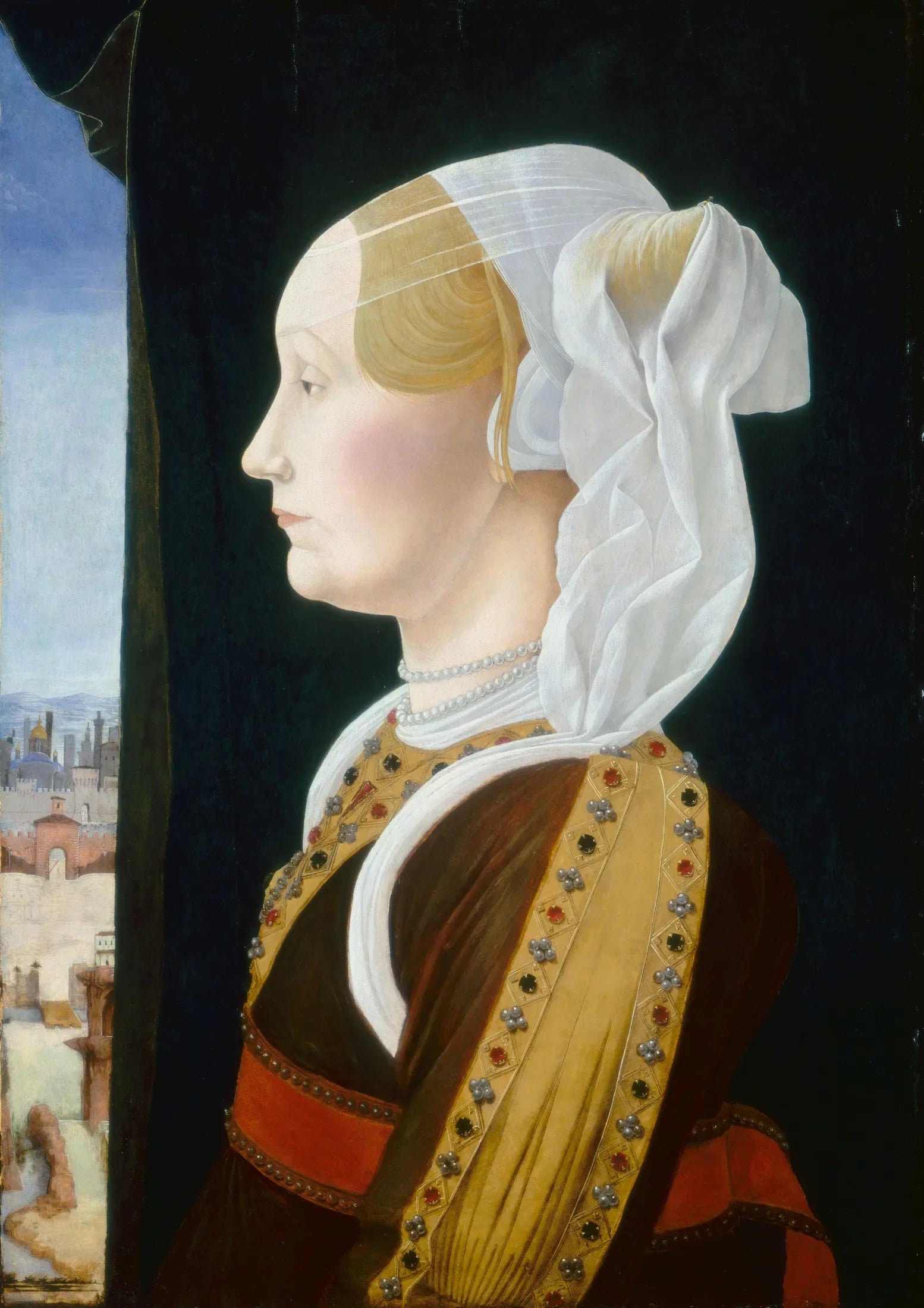Ginevra Bentivoglio - Ercole de’ Roberti image 1 tableau peint à l’huile sur toile