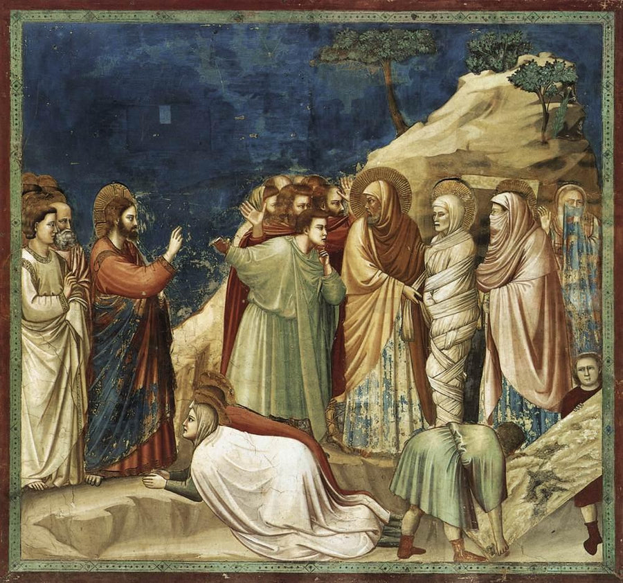 La Résurrection de Lazare - Giotto di Bondone