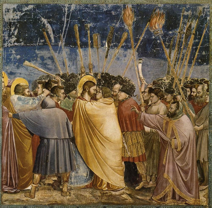 Le Baiser de Judas - Giotto di Bondone