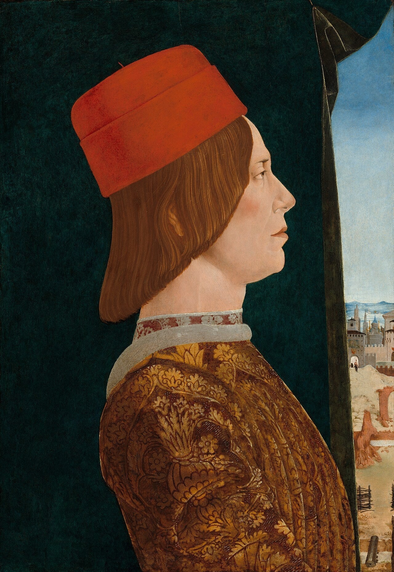 Giovanni II Bentivoglio - Ercole de’ Roberti image 1 copie peinte à la main à l’huile