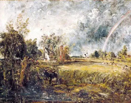 Gîte à East Bergholt - John Constable image 1 reproduction de peinture à l’huile