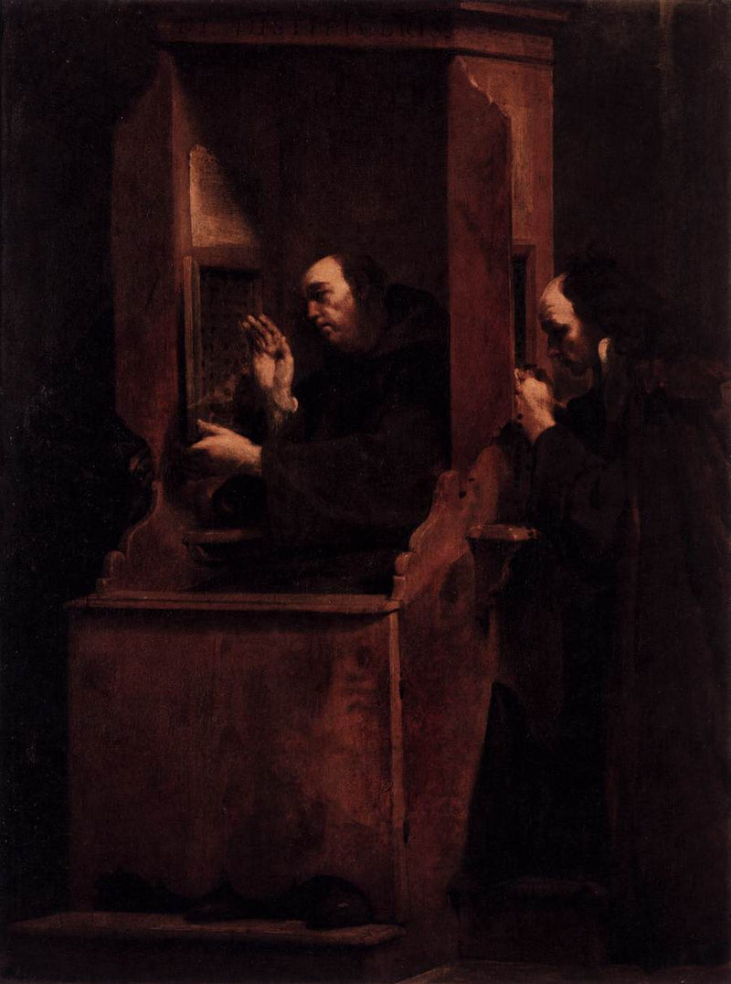 La Confession - Giuseppe Maria Crespi