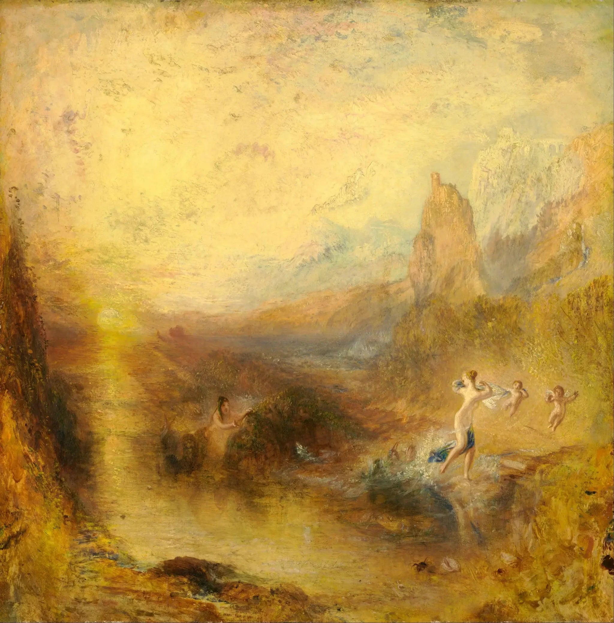 Glaucus and Scylla - J. M. W. Turner image 1 reproduction de peinture à l’huile