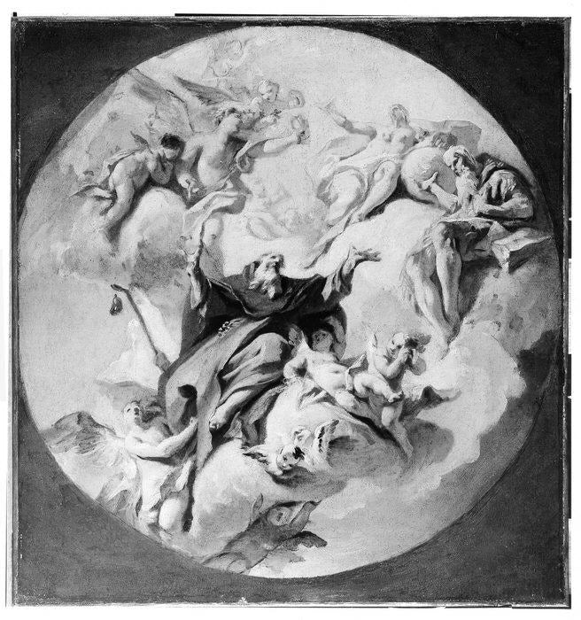 La Glorification de saint Antoine Abbé - Carlo Innocenzo Carloni