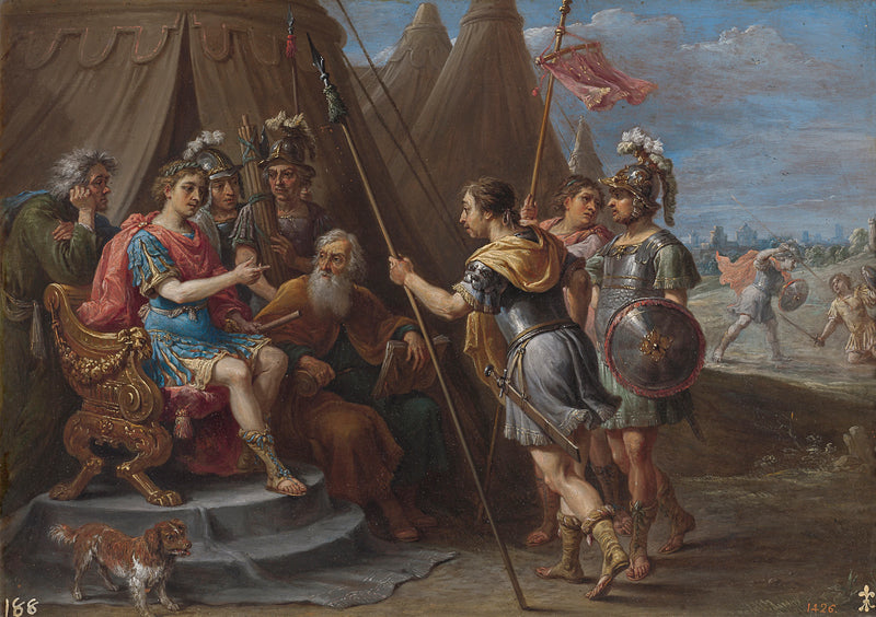 Godfrey et le Conseil écoutent la demande d'Armida - David Teniers le Jeune